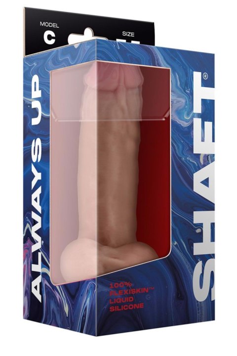 SHAFT MODEL C 7.5 INCH LIQUIDE SILICONE DONG WITH BALLS PINE SHAFT MODEL C 7.5 INCH LIQUIDE SILICONE DONG WITH BALLS PINE