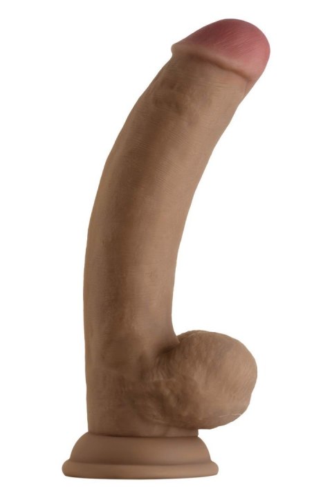 SHAFT MODEL C 8.5 INCH LIQUID SILICONE DONG WITH BALLS OAK SHAFT MODEL C 8.5 INCH LIQUID SILICONE DONG WITH BALLS OAK
