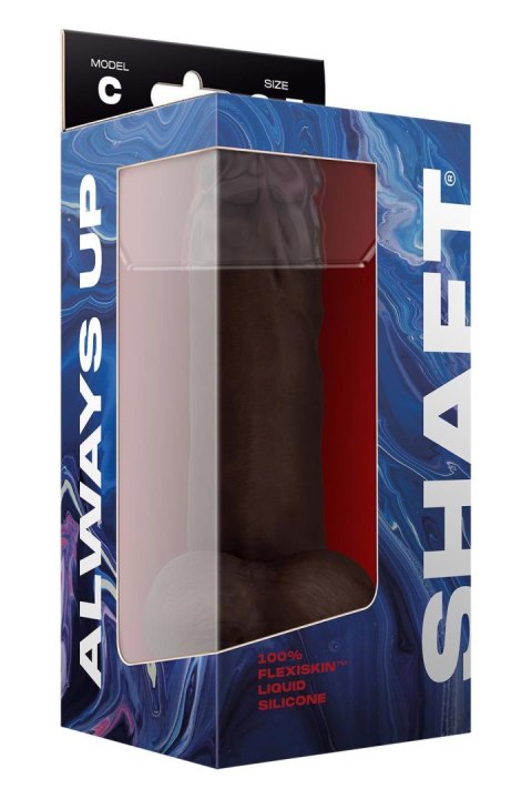 SHAFT MODEL C 8.5 INCH LIQUIDE SILICONE DONG WITH BALLS MAHOGANY SHAFT MODEL C 8.5 INCH LIQUIDE SILICONE DONG WITH BALLS MAHOGANY