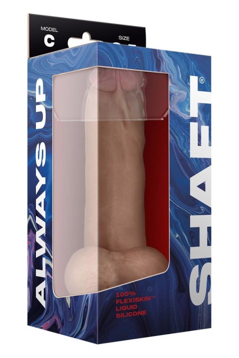 SHAFT MODEL C 8.5 INCH LIQUIDE SILICONE DONG WITH BALLS PINE SHAFT MODEL C 8.5 INCH LIQUIDE SILICONE DONG WITH BALLS PINE