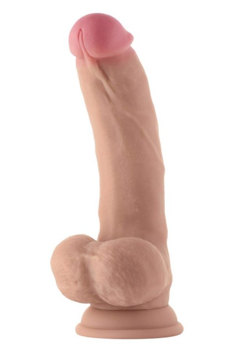 SHAFT MODEL C 8.5 INCH LIQUIDE SILICONE DONG WITH BALLS PINE SHAFT MODEL C 8.5 INCH LIQUIDE SILICONE DONG WITH BALLS PINE