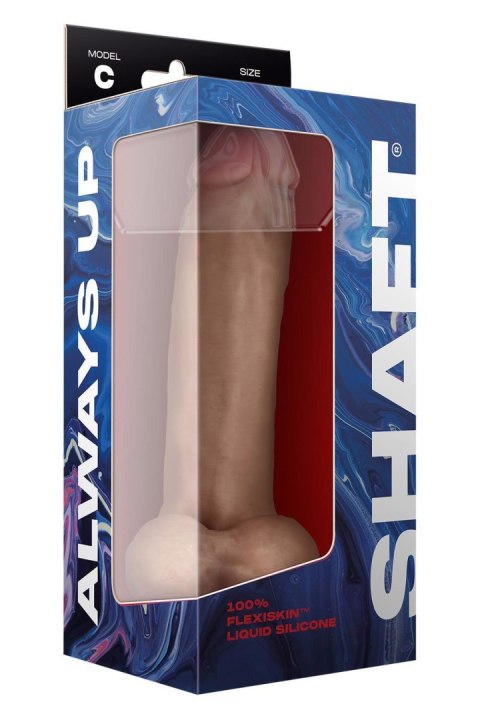 SHAFT MODEL C 9.5 INCH LIQUIDE SILICONE DONG WITH BALLS PINE SHAFT MODEL C 9.5 INCH LIQUIDE SILICONE DONG WITH BALLS PINE