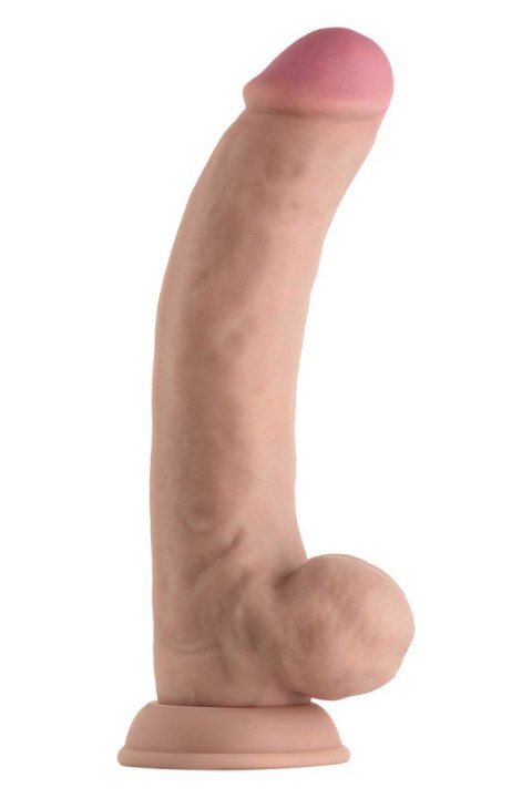 SHAFT MODEL C 9.5 INCH LIQUIDE SILICONE DONG WITH BALLS PINE SHAFT MODEL C 9.5 INCH LIQUIDE SILICONE DONG WITH BALLS PINE