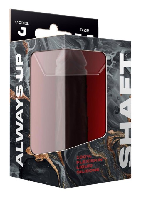 SHAFT MODEL J 5.5 INCH LIQUID SILICONE DONG MAHOGANY SHAFT MODEL J 5.5 INCH LIQUID SILICONE DONG MAHOGANY