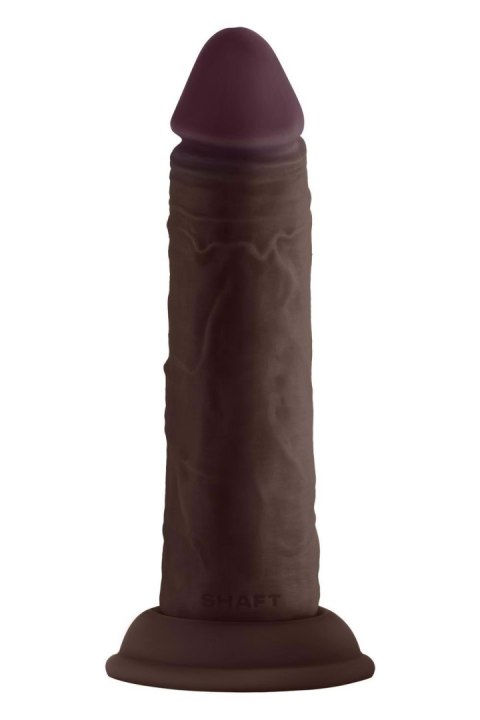 SHAFT MODEL J 5.5 INCH LIQUID SILICONE DONG MAHOGANY SHAFT MODEL J 5.5 INCH LIQUID SILICONE DONG MAHOGANY
