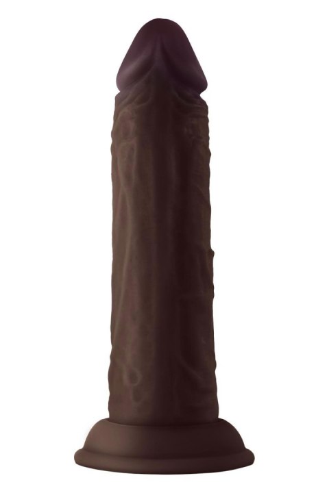 SHAFT MODEL J 5.5 INCH LIQUID SILICONE DONG MAHOGANY SHAFT MODEL J 5.5 INCH LIQUID SILICONE DONG MAHOGANY