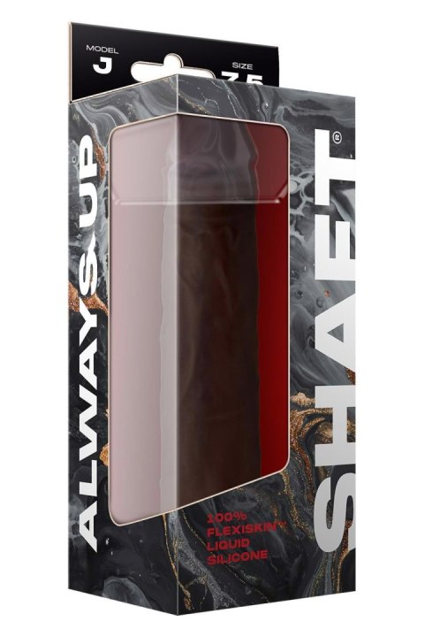 SHAFT MODEL J 7.5 INCH LIQUIDE SILICONE DONG MAHOGANY SHAFT MODEL J 7.5 INCH LIQUIDE SILICONE DONG MAHOGANY