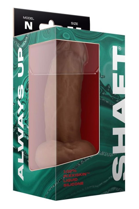 SHAFT MODEL N 7.5 INCH LIQUID SILICONE DONG WITH BALLS OAK SHAFT MODEL N 7.5 INCH LIQUID SILICONE DONG WITH BALLS OAK