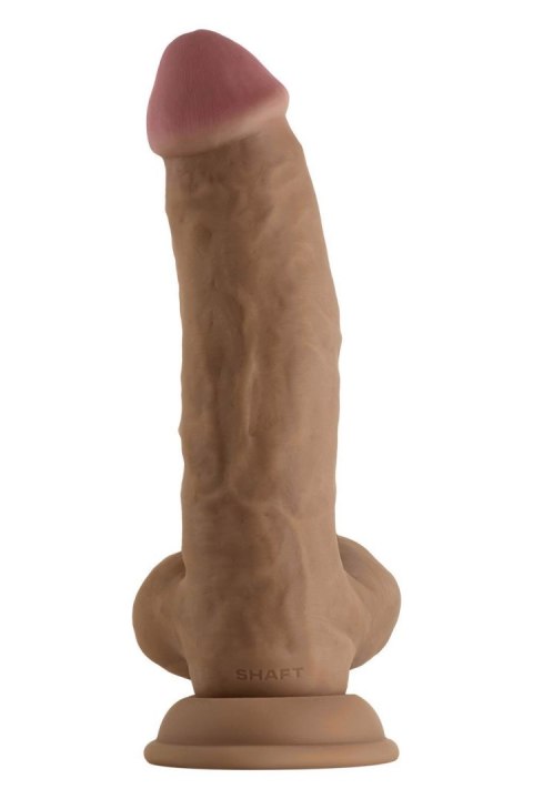 SHAFT MODEL N 8.5 INCH LIQUID SILICONE DONG WITH BALLS OAK SHAFT MODEL N 8.5 INCH LIQUID SILICONE DONG WITH BALLS OAK