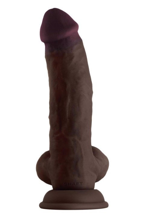 SHAFT MODEL N 8.5 INCH LIQUIDE SILICONE DONG WITH BALLS MAHOGANY SHAFT MODEL N 8.5 INCH LIQUIDE SILICONE DONG WITH BALLS MAHOGANY