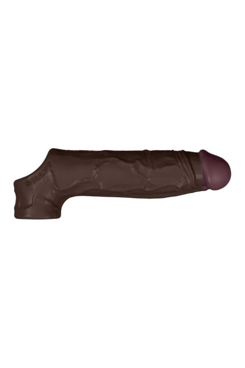 SHAFT SHEATH MODEL F 6.9 INCH LIQUID SILICONE SLEEVE MAHOGANY SHAFT SHEATH MODEL F 6.9 INCH LIQUID SILICONE SLEEVE MAHOGANY