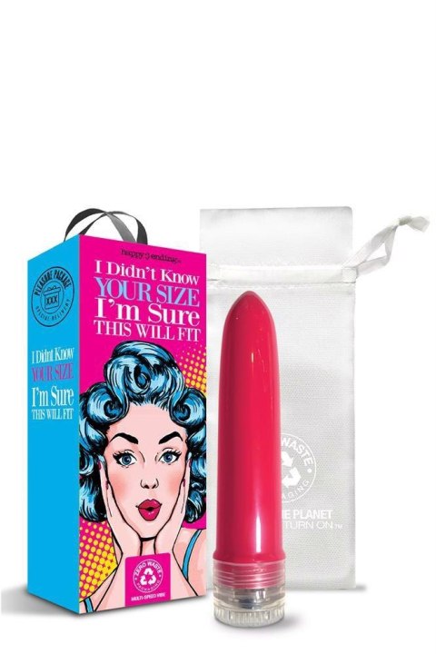 HAPPY ENDING PLEASURE PACKAGE I DIDN'T KNOW YOUR SIZE 4" MULTI-SPEED VIBE HAPPY ENDING PLEASURE PACKAGE I DIDN'T KNOW YOUR SIZE 4" MULTI-SPEED VIBE