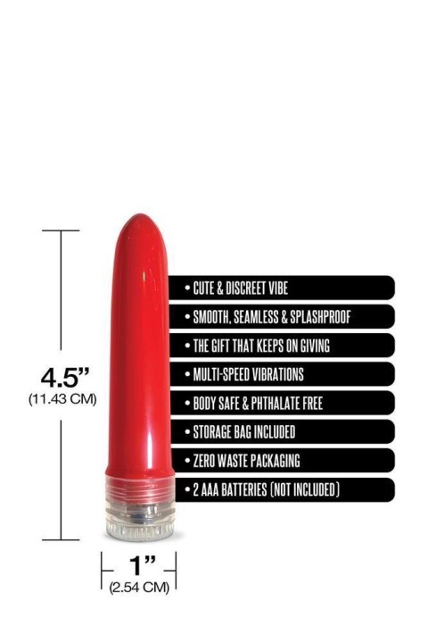 HAPPY ENDING PLEASURE PACKAGE I DIDN'T KNOW YOUR SIZE 4" MULTI-SPEED VIBE HAPPY ENDING PLEASURE PACKAGE I DIDN'T KNOW YOUR SIZE 4" MULTI-SPEED VIBE