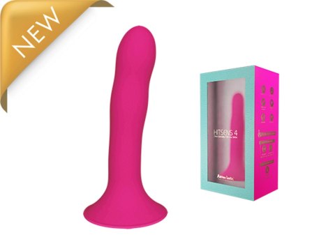 Adrien Lastic Hitsens 4 Pink – różowe dildo z przyssawką, podwójna gęstość (6,8")