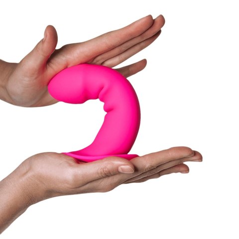 Adrien Lastic Hitsens 2 Pink – różowe dildo z przyssawką i pamięcią kształtu (6,5")