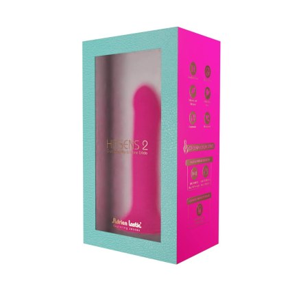 Adrien Lastic Hitsens 2 Pink – różowe dildo z przyssawką i pamięcią kształtu (6,5")
