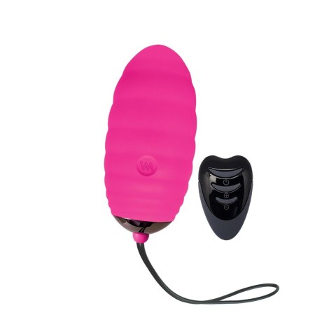 Różowe wibrujące jajko Adrien Lastic Ocean Breeze 2.0 z mini pilotem