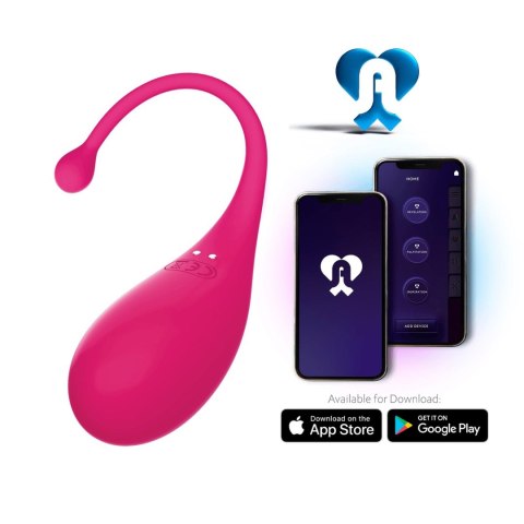 Adrien Lastic Palpitation Fuchsia – wibrujące jajko z aplikacją AdLove