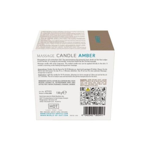 Świeca-Shiatsu Massage Candle Amber 130g. Świeca-Shiatsu Massage Candle Amber 130g.