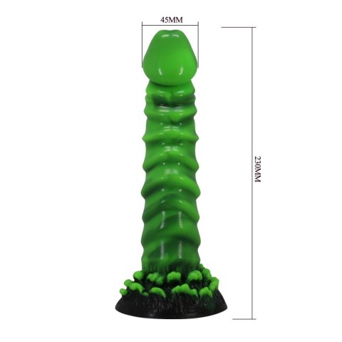 Power Monsters Manticore - 23 cm Rippled Monster Silicone Dildo