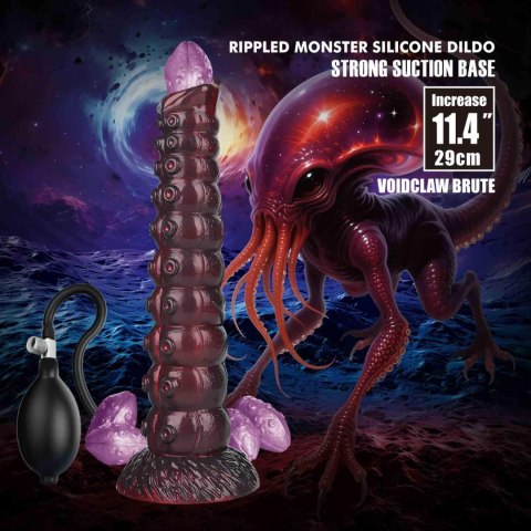Power Monsters Voidclaw Brute - 29 cm Rippled Monster Silicone Dildo