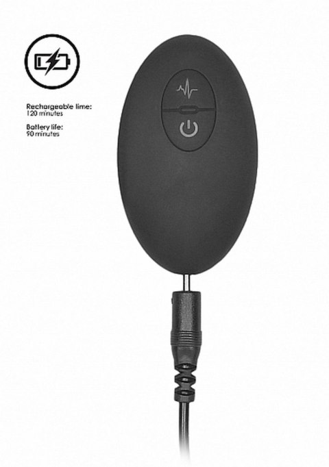Remote Controlled E-Stim & Vibrating Prostate Massager - Black Remote Controlled E-Stim & Vibrating Prostate Massager - Black
