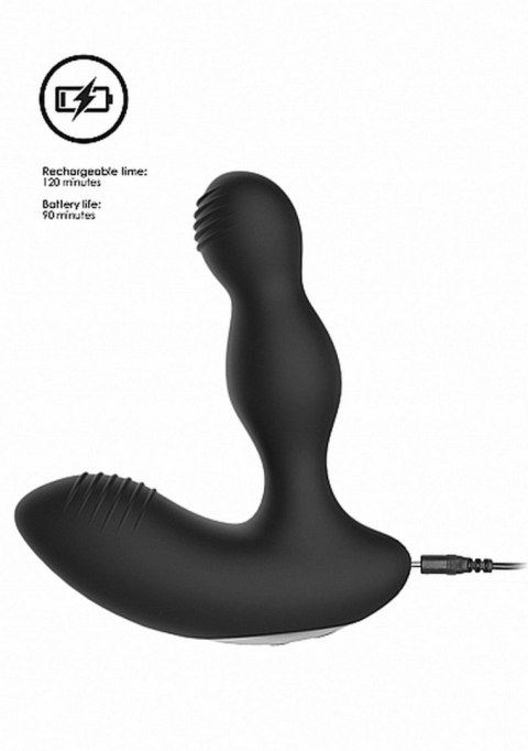 Remote Controlled E-Stim & Vibrating Prostate Massager - Black Remote Controlled E-Stim & Vibrating Prostate Massager - Black