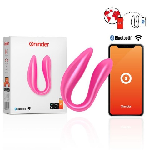 ONINDER - LISBOA PINK G-POINT & CLITORIS STIMULATOR - FREE PINK APP