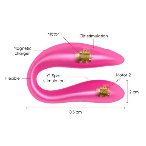 ONINDER - LISBOA PINK G-POINT & CLITORIS STIMULATOR - FREE PINK APP