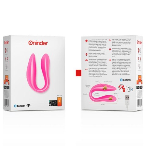 ONINDER - LISBOA PINK G-POINT & CLITORIS STIMULATOR - FREE PINK APP