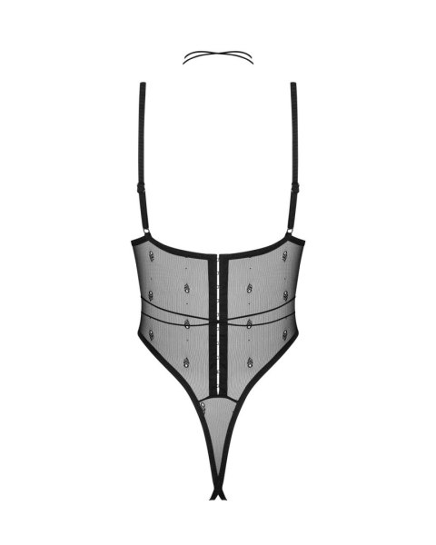 Obsessive Anniverse Special Body rozm. S/M – Otwarte z Chokerem i Fiszbinami