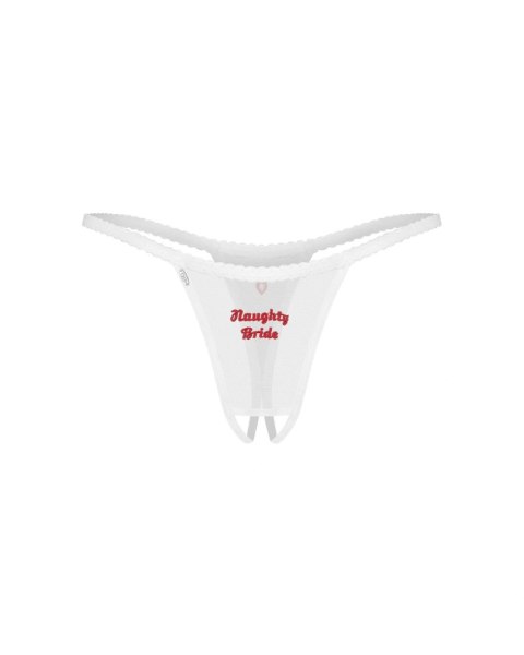 Obsessive Weddya Bride rozm. L/XL – Komplet 3-Częściowy Haft Naughty Bride