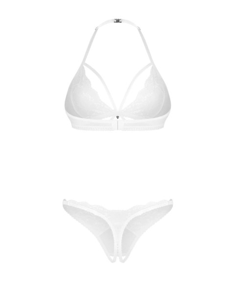 Obsessive Weddya rozm. 2XL/3XL – Komplet 3-Częściowy Biustonosz i 2 Pary Stringów