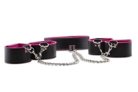 Reversible Collar / Wrist / Ankle Cuffs - Pink Reversible Collar / Wrist / Ankle Cuffs - Pink