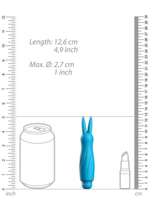 Sofia - ABS Bullet With Sleeve - 10-Speeds - Turqiose Sofia - ABS Bullet With Sleeve - 10-Speeds - Turqiose