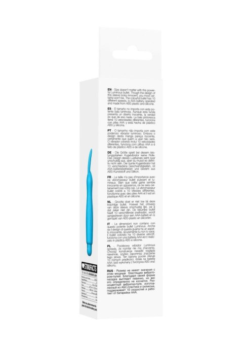 Sofia - ABS Bullet With Sleeve - 10-Speeds - Turqiose Sofia - ABS Bullet With Sleeve - 10-Speeds - Turqiose