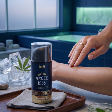 INTT Greek Kiss Vibra Ice – Żel Sensoryczny do Zaawansowanej Pielęgnacji (15 ml)
