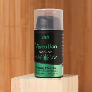 INTT Ganjah Vibration – Pielęgnujący Żel Pulsujący z Olejem Konopnym (15 ml)