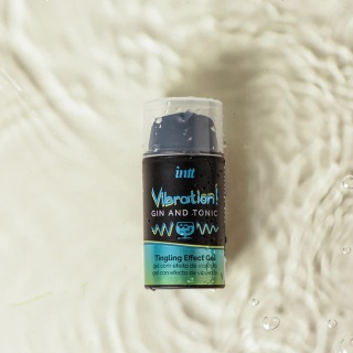 INTT Gin & Tonic Vibration – Chłodzący Żel Sensoryczny o Działaniu Pulsującym (15 ml)