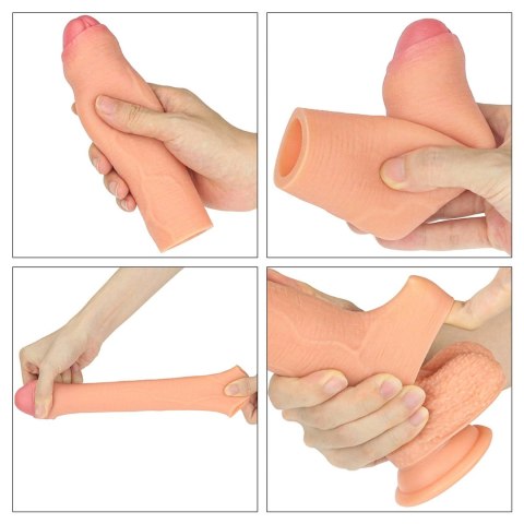 Add 1"" Revolutionary Silicone Nature Extender Uncircumcised Add 1"" Revolutionary Silicone Nature Extender Uncircumcised