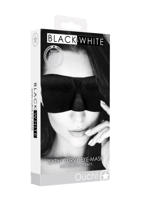 Satin Curvy Eye Mask - With Elastic Straps Satin Curvy Eye Mask - With Elastic Straps