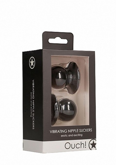 Vibrating Nipple Suckers - Black Vibrating Nipple Suckers - Black