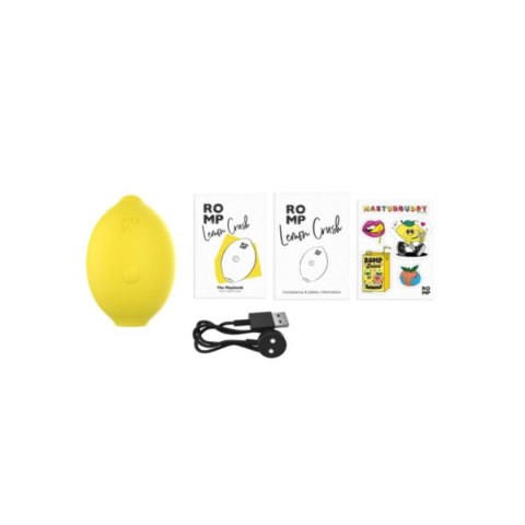 Zawartość opakowania ROMP Lemon Crush – urządzenie, kabel i instrukcja