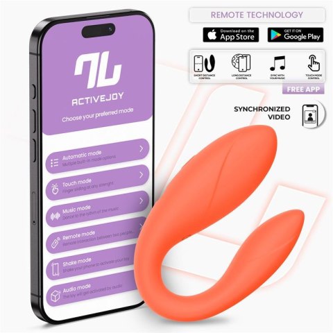 InToYou wibrator dla par — ekran sterowania w aplikacji ActiveJoy