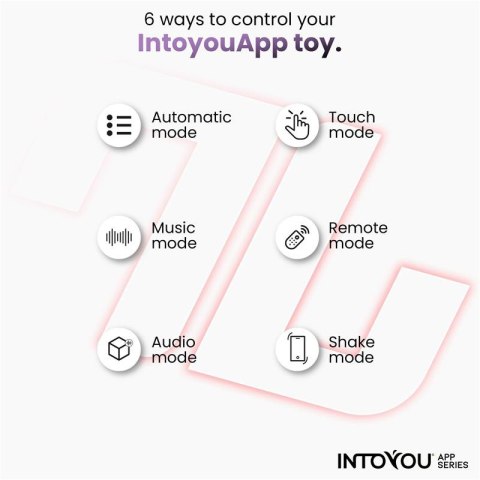 InToYou Panty Vibrator Wibrator do majtek sterowany aplikacją, silikon, czerwony