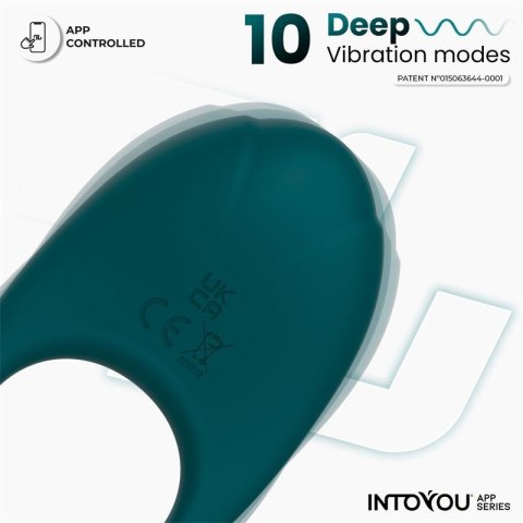 InToYou Ringo – pierścień wibracyjny unibody, sterowany aplikacją, zielony