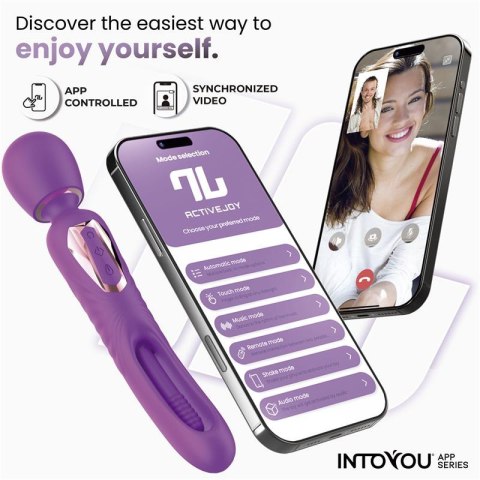 InToYou Salma – różdżka wibracyjna z ruchomym języczkiem, sterowana aplikacją