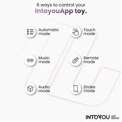 InToYou Purple Rotating Jajeczko wibracyjne z obrotową końcówką, sterowane aplikacją