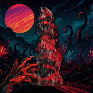 Hell Night Fiend - Silicone Dildo - Red/Black