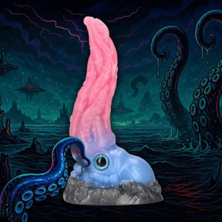Kraken's Lick - Silicone Dildo - Blue/Red